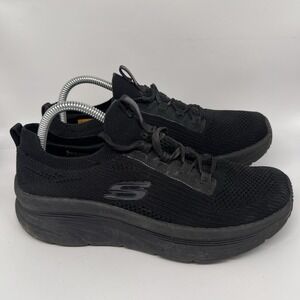 SKECHERS Women's D'Lux Walker SR Soft Toe EH Slip Resistant Work Knit Stretch 9